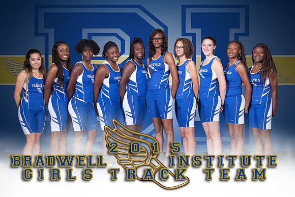 BI Girls Track Standing